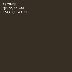 #372F23 - English Walnut Color Image